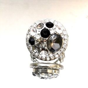 Ginger Snap Stretch Bling Ring with Snap